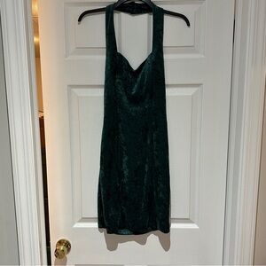 All That Jazz green velvet dress